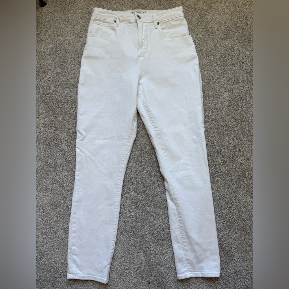 Women's Abercrombie White Jeans